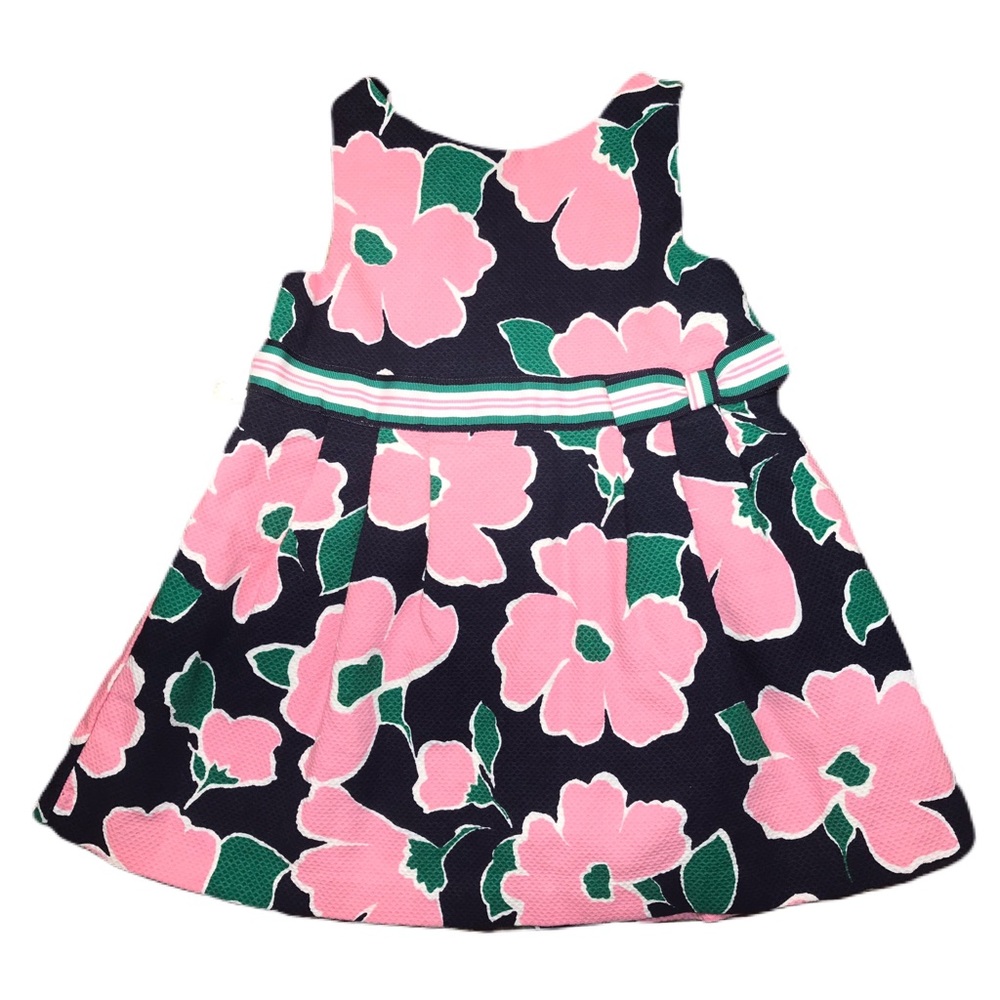 Blue and pink baby dress
